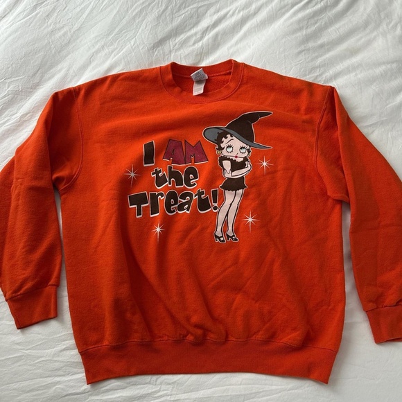 Vintage Y2K Betty Boop Halloween crewneck - Picture 1 of 5